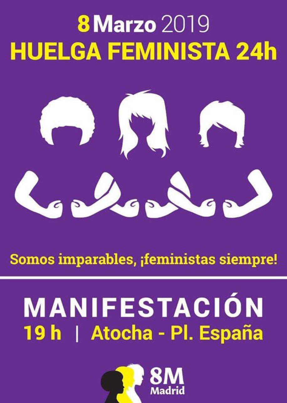 Convocatoria Manifestación Feminista 8M 2019