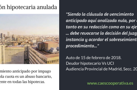 Archivo de Ejecución Hipotecaria UCI